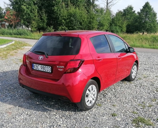 Toyota Yaris cena 37900 przebieg: 155000, rok produkcji 2016 z Bochnia małe 254